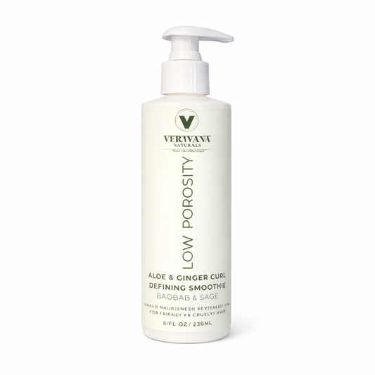 ALOE AND GINGER CURL DEFINING SMOOTHIE FOR LOW POROSITY  HAIR