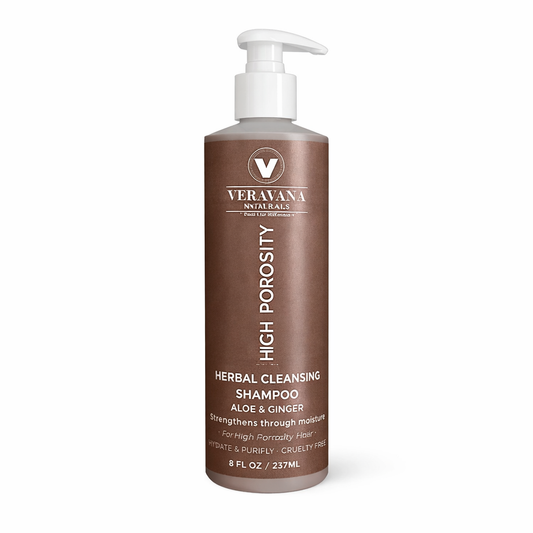 HERBAL CLEANSING SHAMPOO FOR NORMAL TO HIGH POROSITY  HAIR TYPES