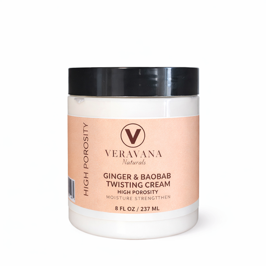 High Porosity Ginger & Baobab Twisting Butter Cream – Curl Defining Styling Cream