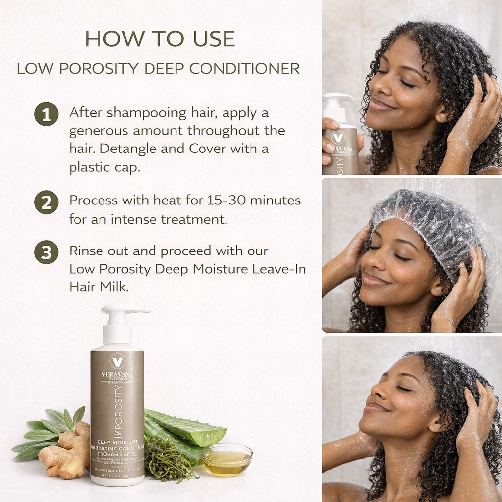 Low Porosity Deep Conditioner – Moisture Lock with Baobab & Sage