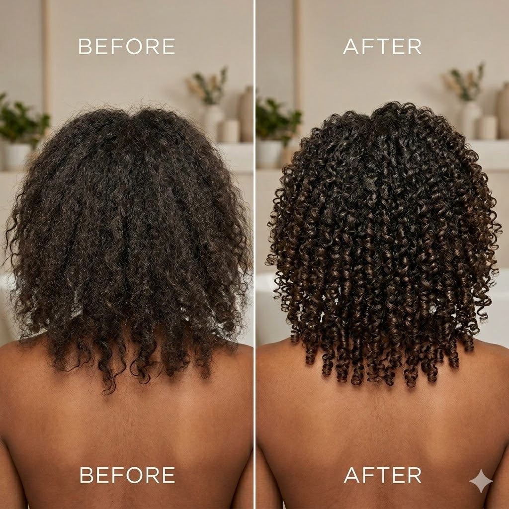 Low Porosity Ginger & Baobab Twisting Butter Cream – Curl Definition & Moisture